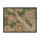 Alcove Studio Marrambidya Bila Green Printed Wall Art