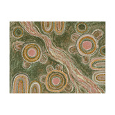 Alcove Studio Marrambidya Bila Green Printed Wall Art