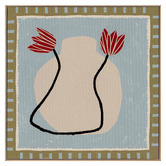 Alcove Studio Blue Out of Vase Blooms II Canvas Wall Art