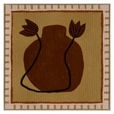 Alcove Studio Brown Out of Vase Blooms II Canvas Wall Art