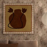 Alcove Studio Brown Out of Vase Blooms II Canvas Wall Art