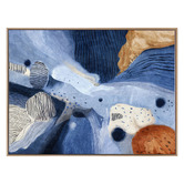 Alcove Studio Indigo Current II Canvas Wall Art