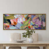 Alcove Studio Garden Flowers Framed Canvas Wall Art