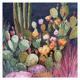Alcove Studio Moonlit Prickly Pears Canvas Wall Art