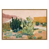 Alcove Studio Sunbaked Cactus Canvas Wall Art