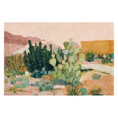 Alcove Studio Sunbaked Cactus Canvas Wall Art