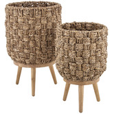 The Home Collective 2 Piece Bambi Planter Stand Set