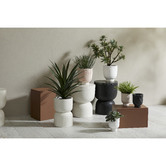 The Home Collective White Kara Terrazzo Stool