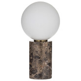 The Home Collective Medina Marble &amp; Glass Table Lamp