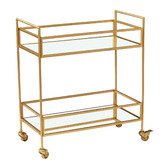 The Home Collective Gold Fairmont Bar Cart