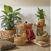 The Home Collective 3 Piece Albany Water Hyacinth Basket Set