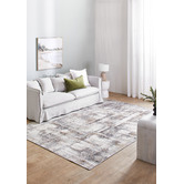 The Home Collective White Kara Terrazzo Stool