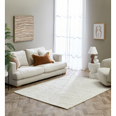 The Home Collective White Kara Terrazzo Stool