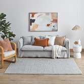 The Home Collective White Kara Terrazzo Stool