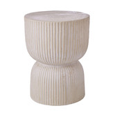 The Home Collective Cream Etta Ceramic Stool