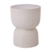 The Home Collective Cream Etta Ceramic Stool