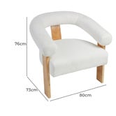 The Home Collective Ava Boucle Armchair