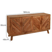 The Home Collective Sadie 4 Door Buffet