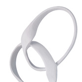 The Home Collective Abstract Ribbon Aluminium &amp; Marble Sculpture