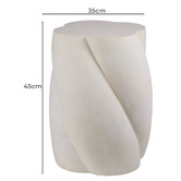 The Home Collective Cora Cement Side Table