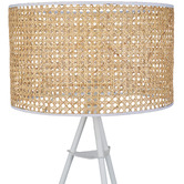 The Home Collective Aurelia Rattan Floor Lamp