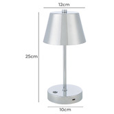 The Home Collective 25cm Miguel Portable LED Table Lamp