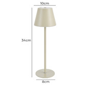 The Home Collective 34cm Anthony Portable LED Table Lamp