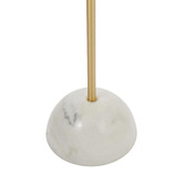 The Home Collective Atticus Metal &amp; Marble Floor Lamp