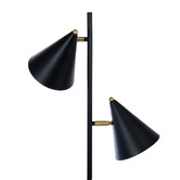 The Home Collective Black Kennedy Metal Floor Lamp
