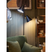 The Home Collective Black Kennedy Metal Floor Lamp