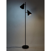 The Home Collective Black Kennedy Metal Floor Lamp