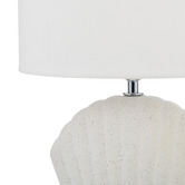 The Home Collective Seashell Ceramic Table Lamp