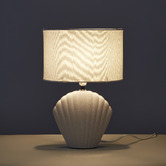 The Home Collective Seashell Ceramic Table Lamp