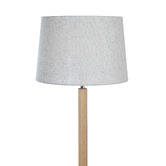 The Home Collective Briar Rubberwood Floor Lamp