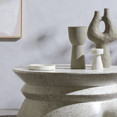 The Home Collective White Bianco Marble Tray