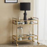 The Home Collective Gold Fairmont Bar Cart