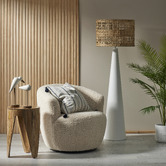 The Home Collective Hanson Seagrass Floor Lamp