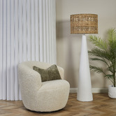 The Home Collective Hanson Seagrass Floor Lamp
