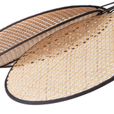The Home Collective Fiore Metal &amp; Rattan Floor Lamp