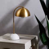 The Home Collective Atticus Metal &amp; Marble Table Lamp