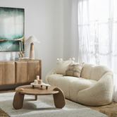 The Home Collective Acacius 3 Seater Upholstered Sofa