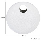 The Home Collective 35cm Norah Porcelain Table Lamp