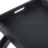 The Home Collective Black Dhruv Tray Table