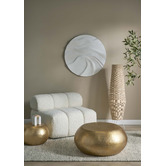 The Home Collective Archy Marble &amp; Rattan Bookend