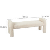 The Home Collective Drakar Ottoman Bench