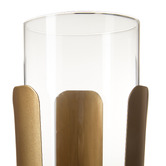 The Home Collective Olly Glass &amp; Iron Hurricane