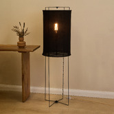 The Home Collective 135cm Bolmen Linen Floor Lamp