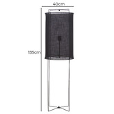 The Home Collective 135cm Bolmen Linen Floor Lamp