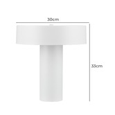 The Home Collective 33cm Molly Iron Table Lamp