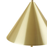 The Home Collective 45cm Fabler Marble &amp; Iron Table Lamp